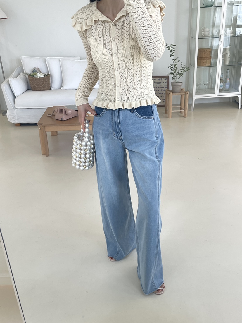 EDITION-P韓國代購女士新款推薦人氣真品熱賣26春夏牛仔褲EDITION/CHAHEE牛仔褲