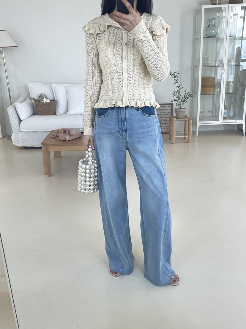 EDITION-P韓國代購女士新款推薦人氣真品熱賣26春夏牛仔褲EDITION/CHAHEE牛仔褲