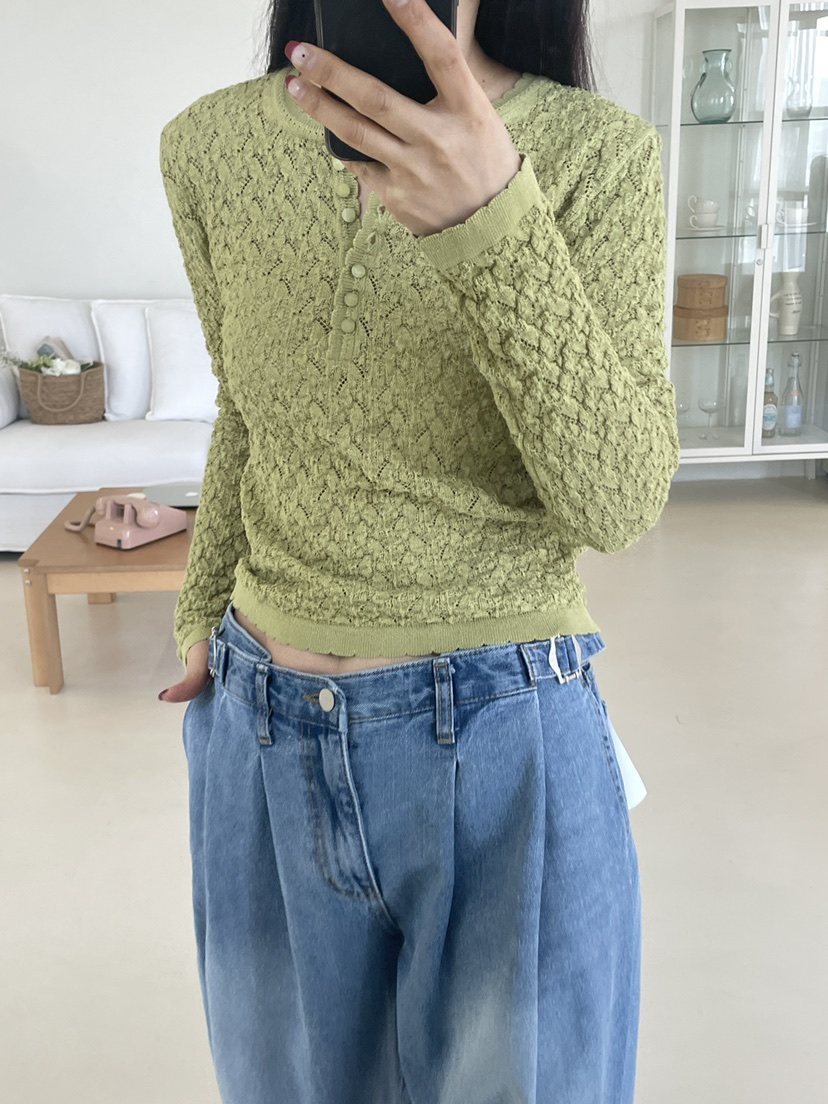 EDITION-P韓國代購女裝新品時尚職業真品推薦熱賣針織衫EDITION/CHAHEE針織衫