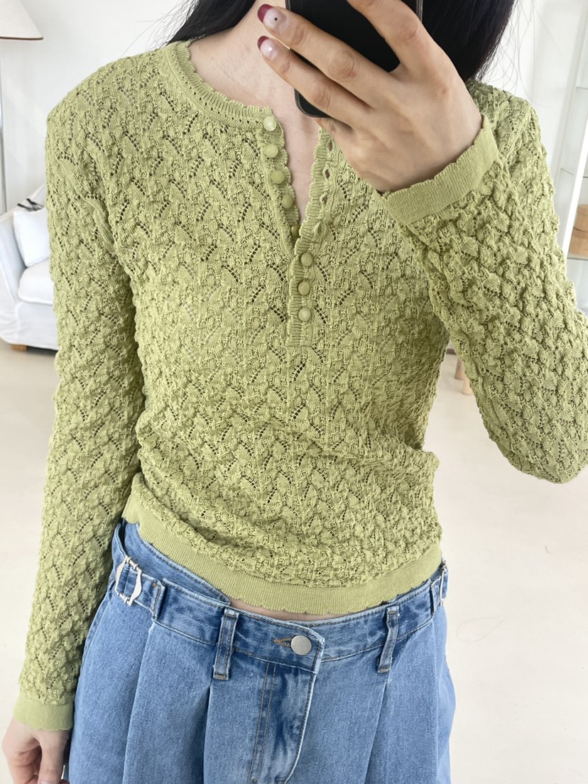 EDITION-P韓國代購女裝新品時尚職業真品推薦熱賣針織衫EDITION/CHAHEE針織衫