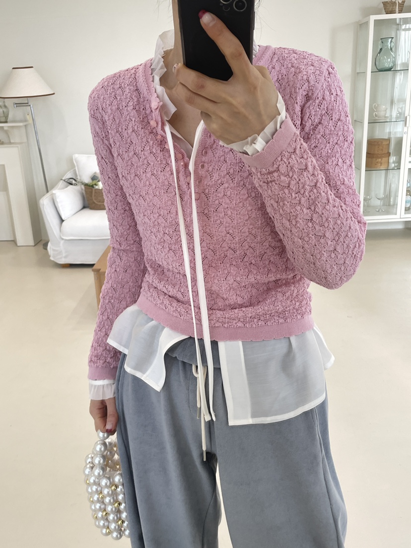 EDITION-P韓國代購女裝新品時尚職業真品推薦熱賣針織衫EDITION/CHAHEE針織衫