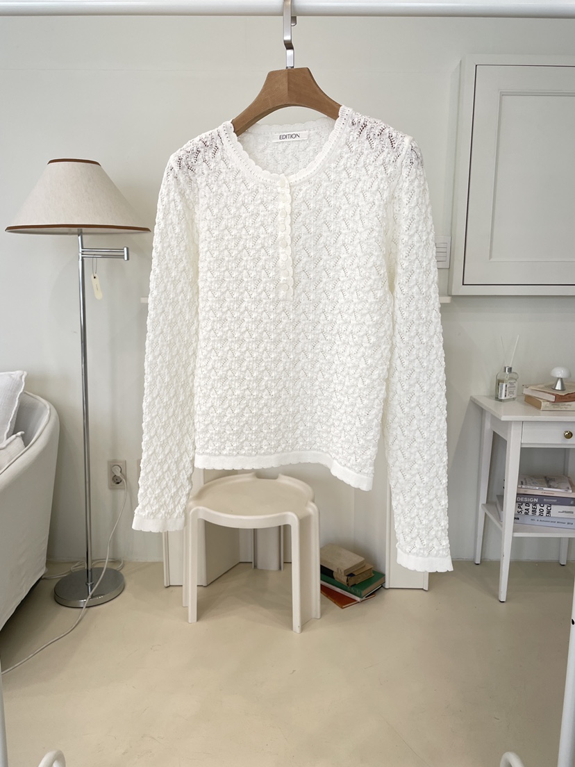 EDITION-P韓國代購女裝新品時尚職業真品推薦熱賣針織衫EDITION/CHAHEE針織衫圖色1