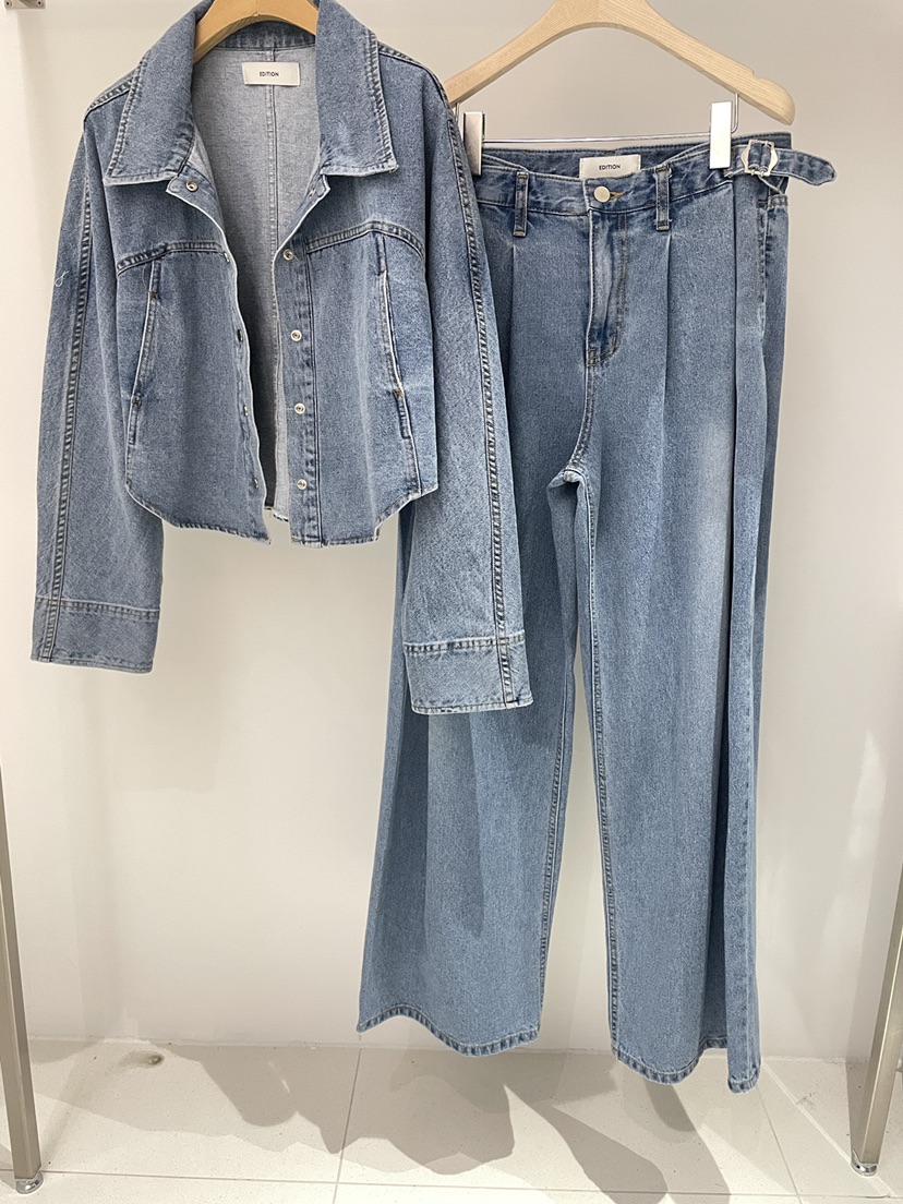 EDITION-P東大門直郵女士新款熱賣人氣時尚真品職業牛仔褲EDITION/CHAHEE牛仔褲