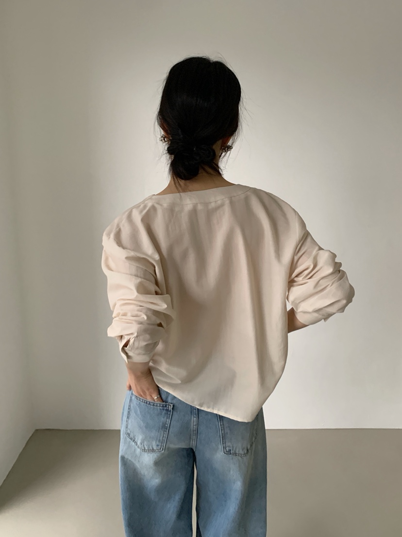 RIDGE-P韓國直郵女裝新款推薦26春夏真品時尚襯衫蕾絲衫RIDGE-P襯衫/蕾絲衫