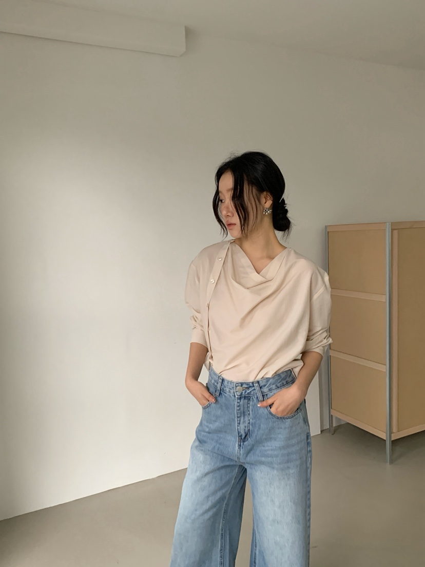 RIDGE-P韓國直郵女裝新款推薦26春夏真品時尚襯衫蕾絲衫RIDGE-P襯衫/蕾絲衫