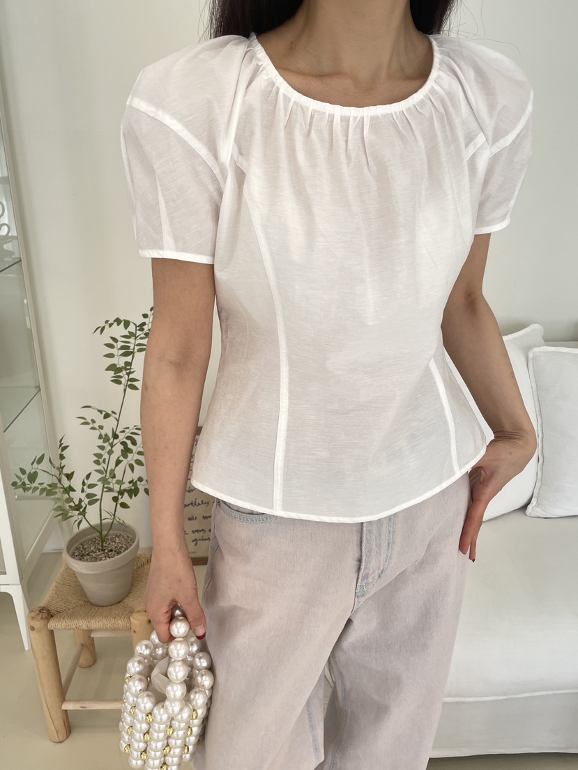 EDITION-P東大門實拍女士新款26春夏職業時尚襯衫蕾絲衫EDITION/CHAHEE襯衫/蕾絲衫