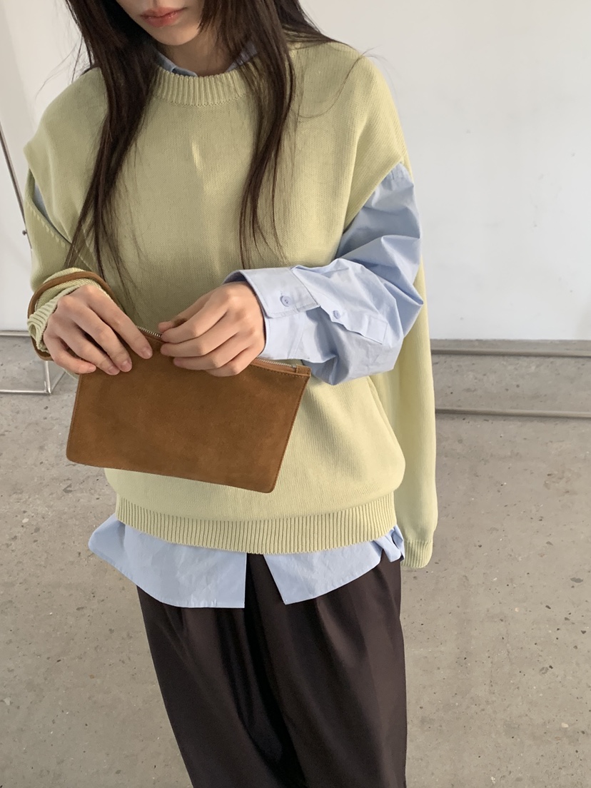 LOGARDEN韓國直郵女士新品職業休閑真品26春夏針織衫不含內搭LO GARDEN針織衫