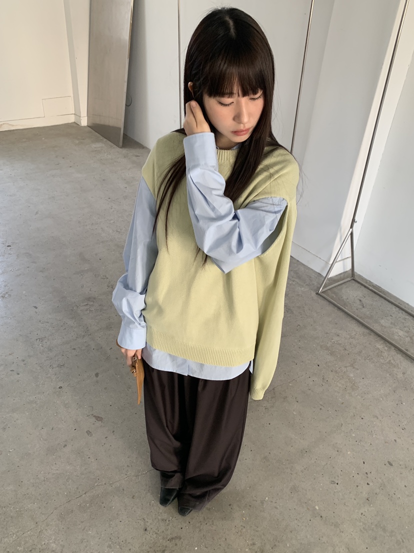 LOGARDEN韓國直郵女士新品職業休閑真品26春夏針織衫不含內搭LO GARDEN針織衫