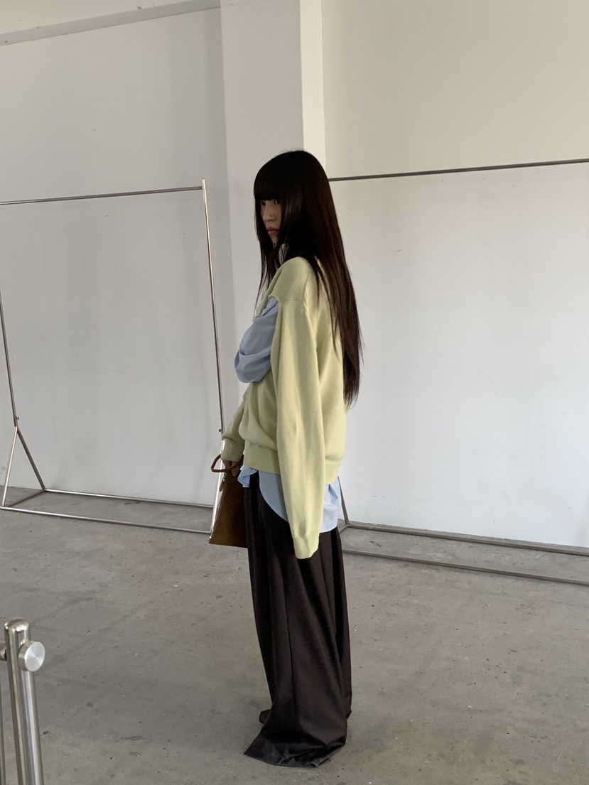 LOGARDEN韓國直郵女士新品職業休閑真品26春夏針織衫不含內搭LO GARDEN針織衫