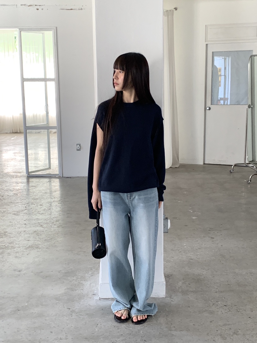 LOGARDEN韓國直郵女士新品職業休閑真品26春夏針織衫不含內搭LO GARDEN針織衫