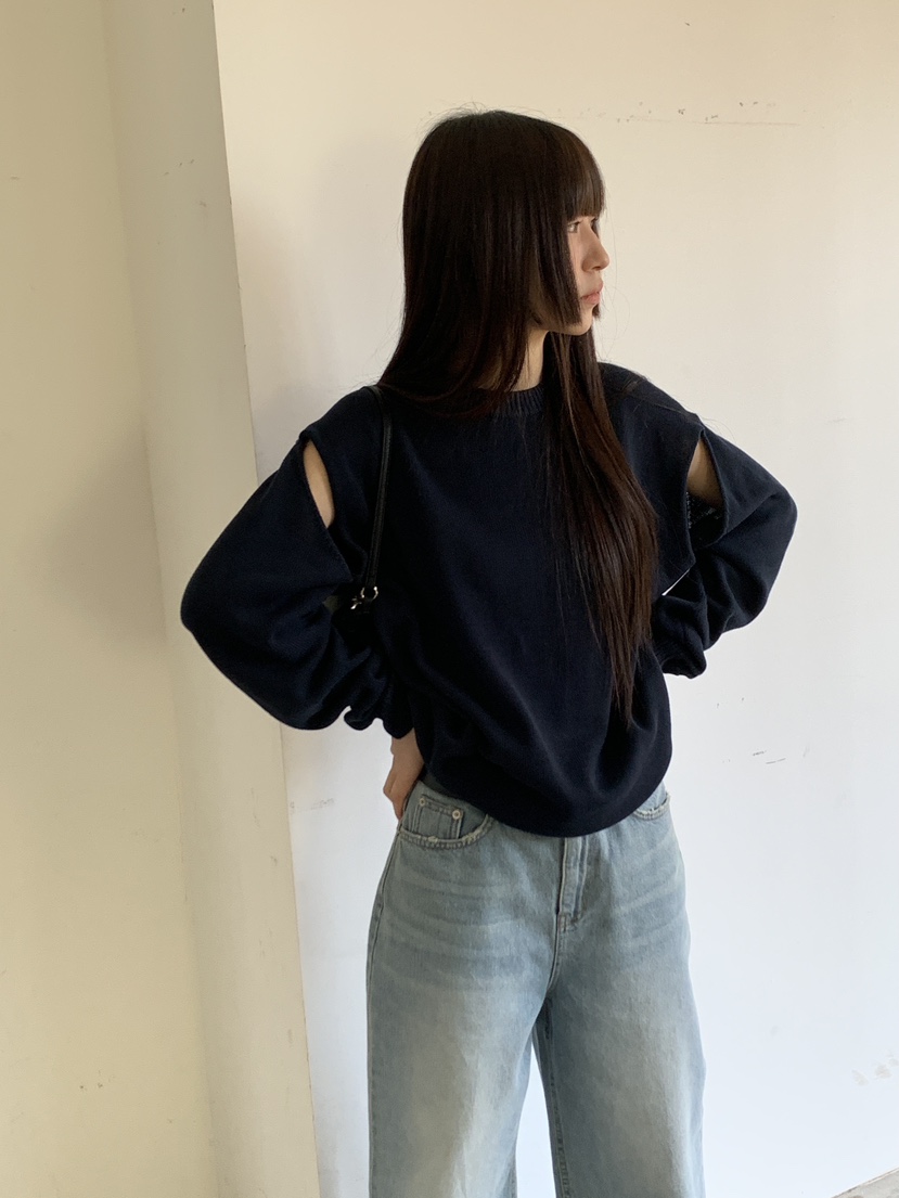 LOGARDEN韓國直郵女士新品職業休閑真品26春夏針織衫不含內搭LO GARDEN針織衫