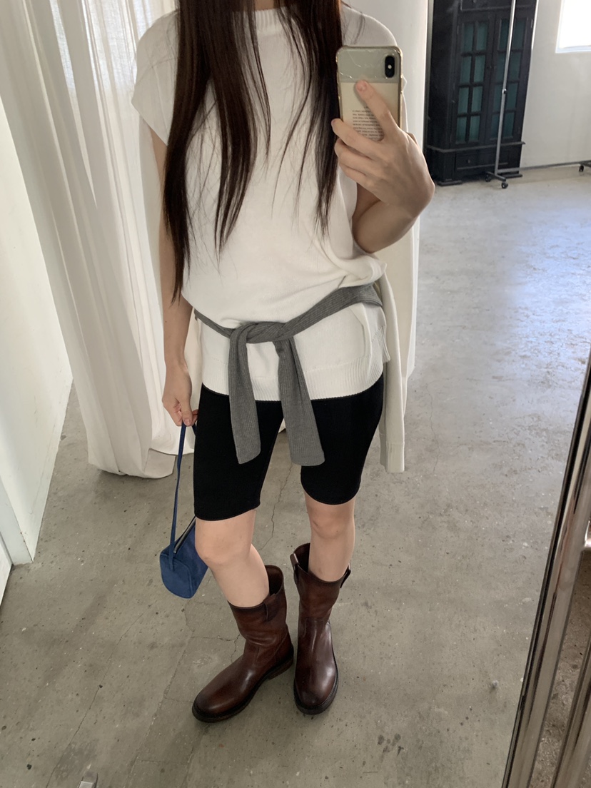 LOGARDEN韓國直郵女士新品職業休閑真品26春夏針織衫不含內搭LO GARDEN針織衫