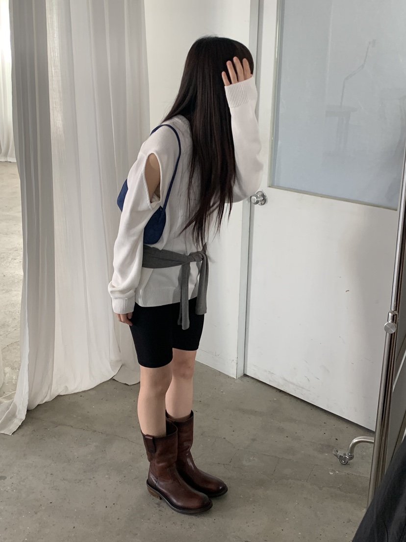 LOGARDEN韓國直郵女士新品職業休閑真品26春夏針織衫不含內搭LO GARDEN針織衫