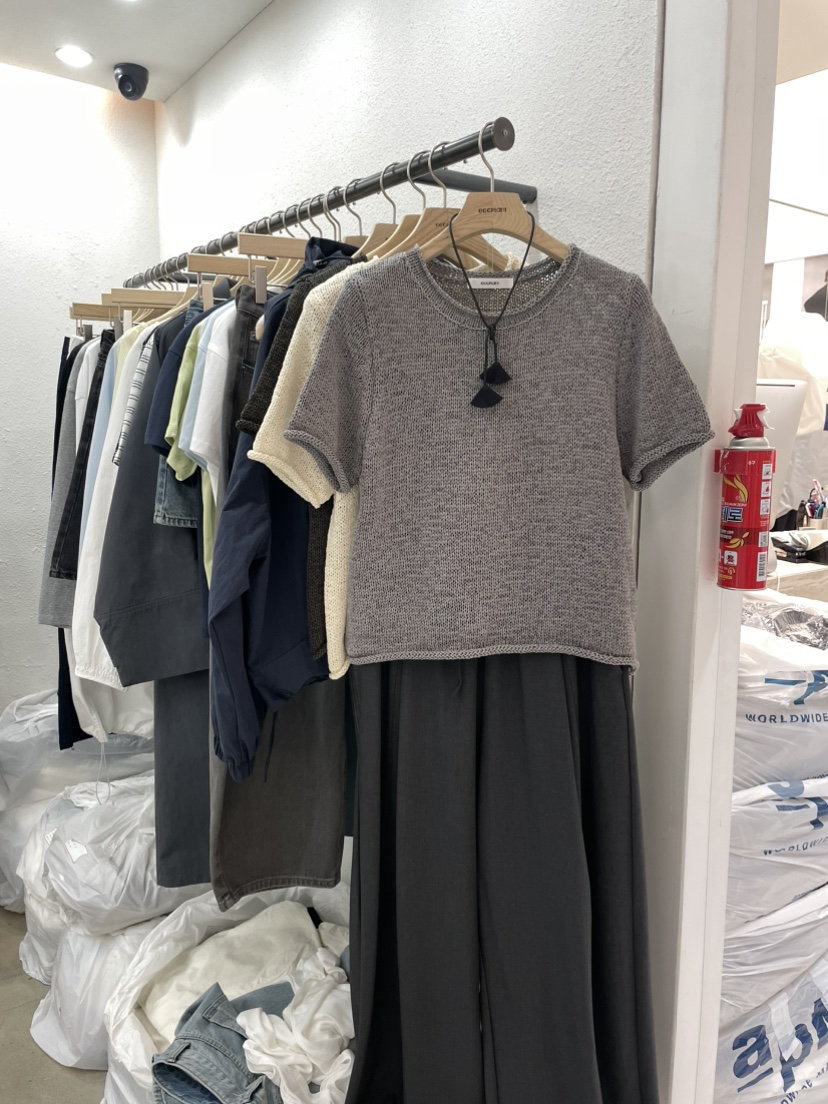 EGGPLANT韓國直郵女士新品時尚熱賣推薦職業人氣26春夏針織衫EGGPLANT針織衫