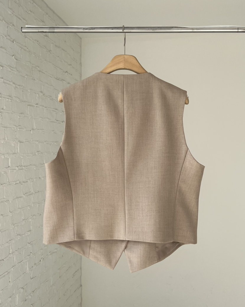 VERNI韓國直郵女士新品休閑人氣真品熱賣職業26春夏推薦馬甲VERNI馬甲