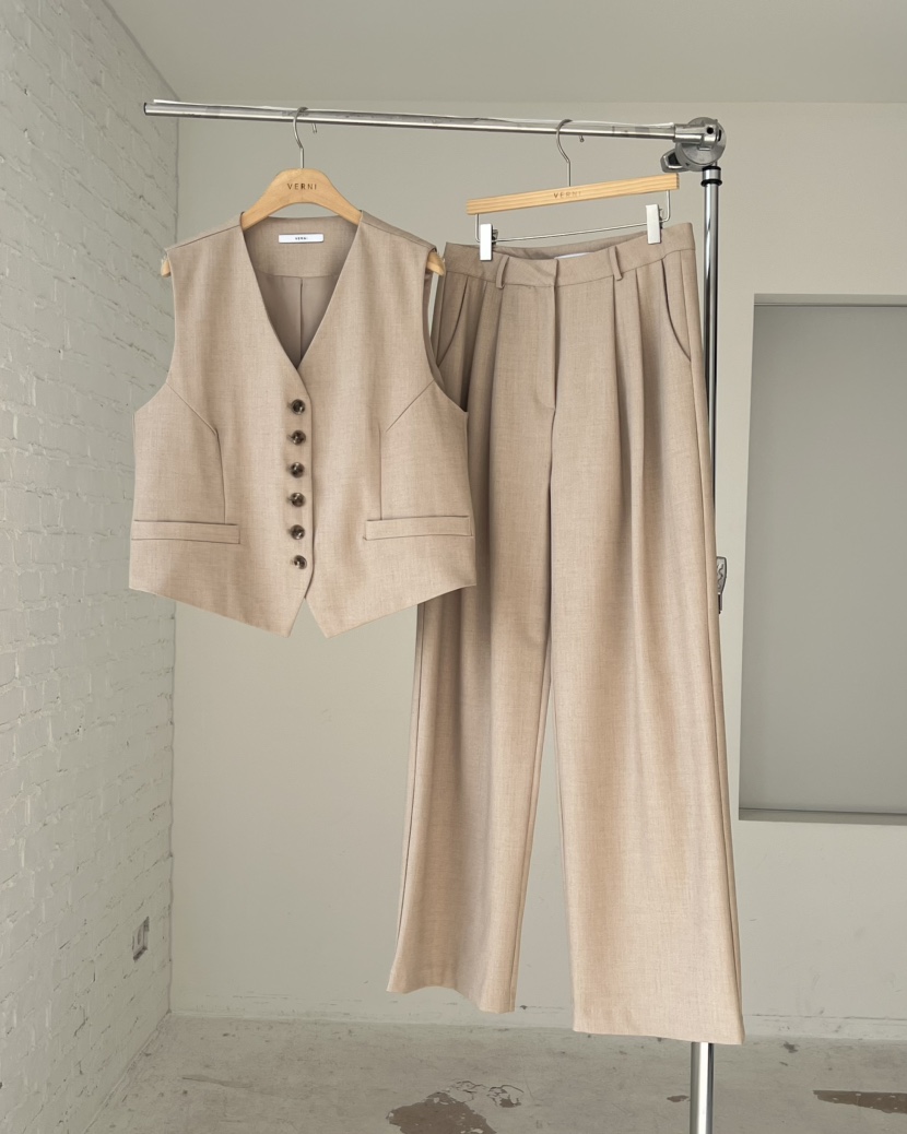 VERNI韓國直郵女士新品休閑人氣真品熱賣職業26春夏推薦馬甲VERNI馬甲