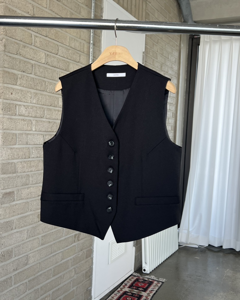 VERNI韓國直郵女士新品休閑人氣真品熱賣職業26春夏推薦馬甲VERNI馬甲圖色2