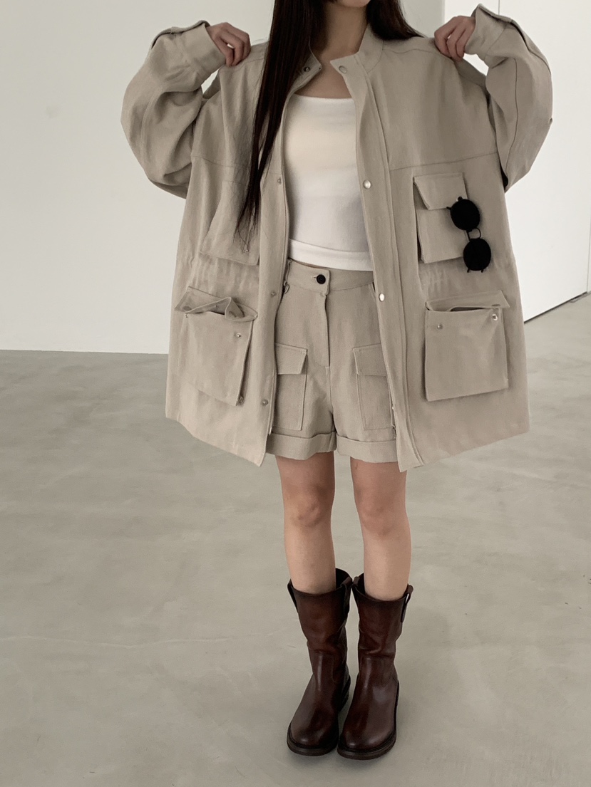 LOGARDEN東大門代購女裝新款推薦休閑時尚26春夏職業夾克LO GARDEN夾克