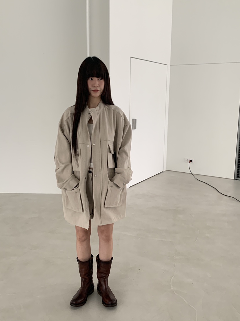 LOGARDEN東大門代購女裝新款推薦休閑時尚26春夏職業夾克LO GARDEN夾克