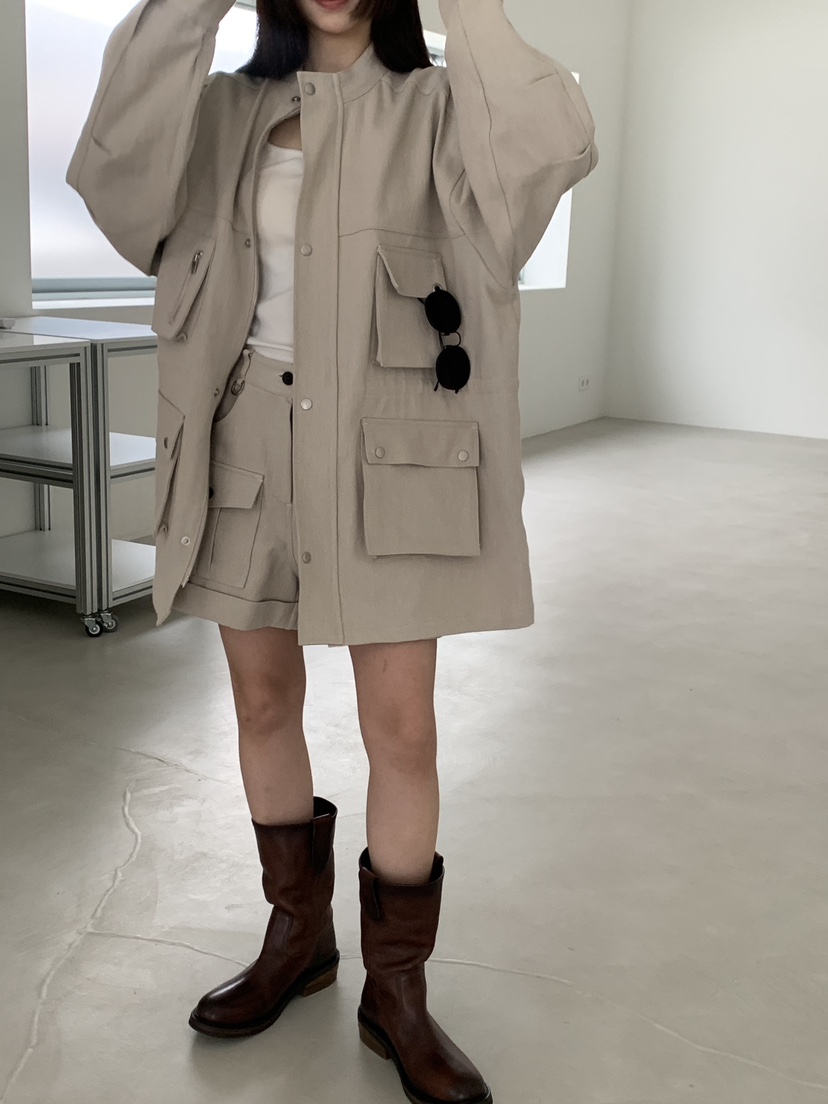 LOGARDEN東大門代購女裝新款推薦休閑時尚26春夏職業夾克LO GARDEN夾克