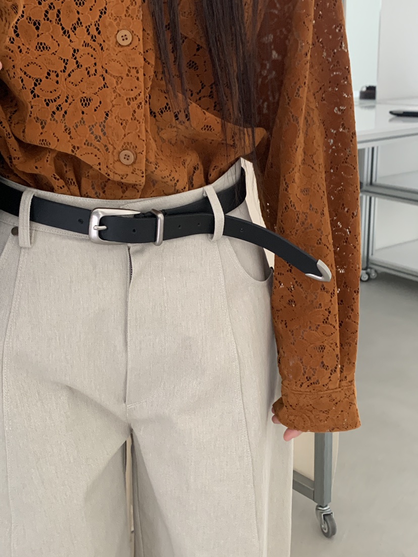 LOGARDEN東大門代購女士新款熱賣人氣時尚26春夏襯衫蕾絲衫LO GARDEN襯衫/蕾絲衫