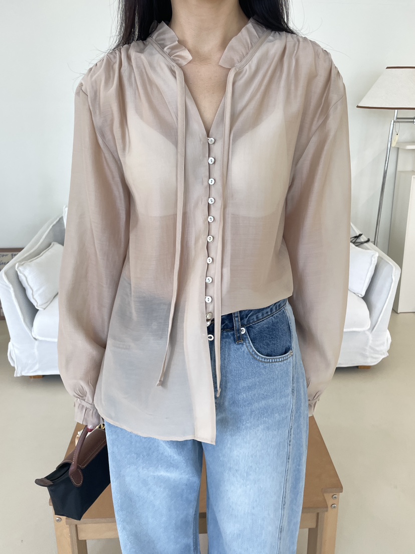 EDITION-P東大門直郵女裝新款人氣休閑職業26春夏襯衫蕾絲衫EDITION/CHAHEE襯衫/蕾絲衫