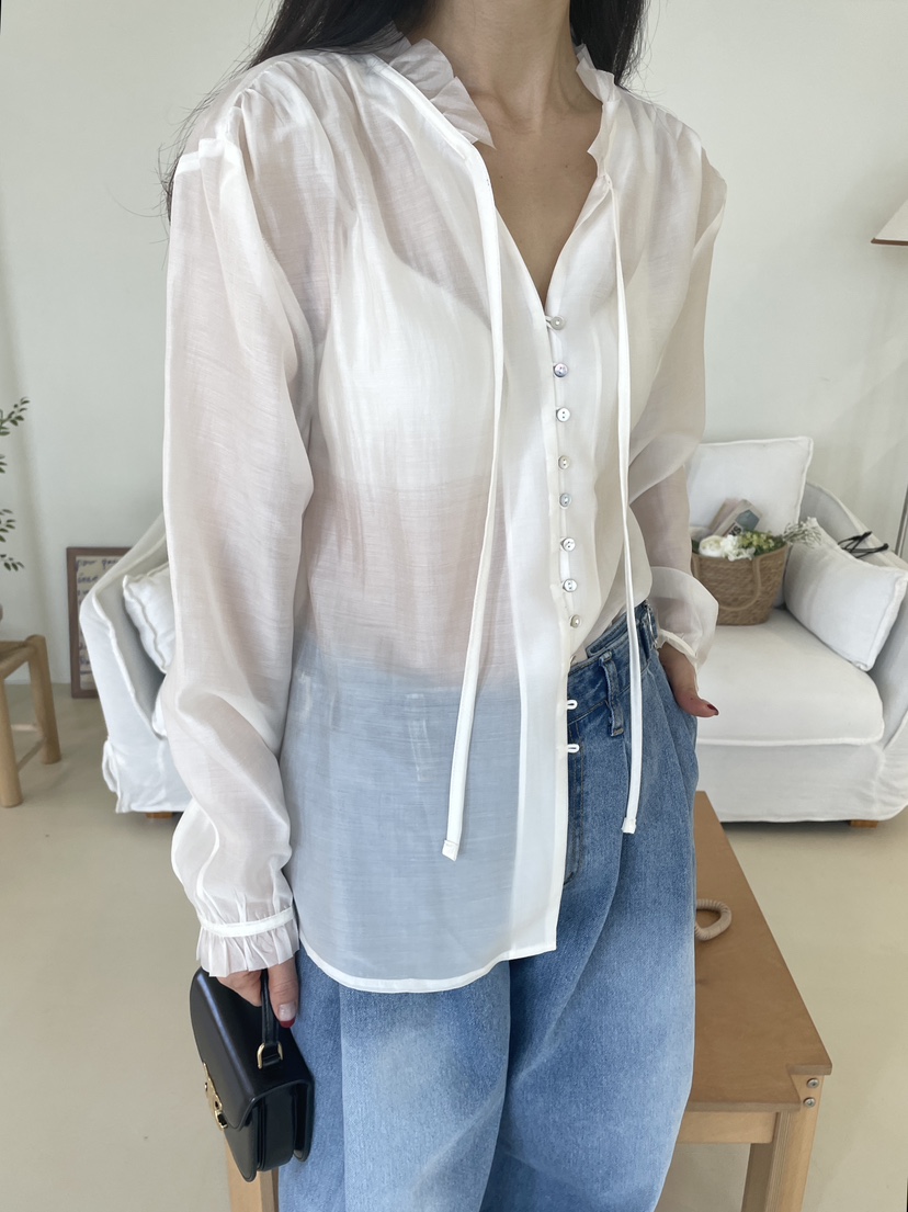 EDITION-P東大門直郵女裝新款人氣休閑職業26春夏襯衫蕾絲衫EDITION/CHAHEE襯衫/蕾絲衫