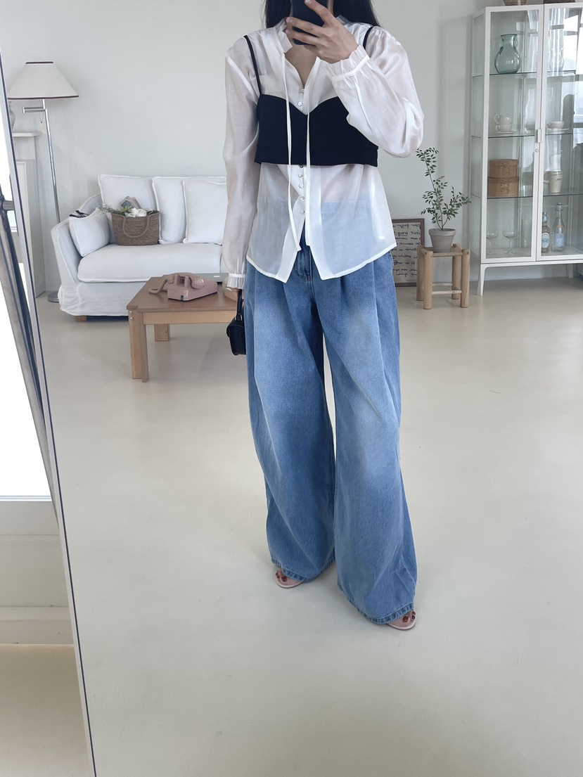 EDITION-P東大門直郵女裝新款人氣休閑職業26春夏襯衫蕾絲衫EDITION/CHAHEE襯衫/蕾絲衫