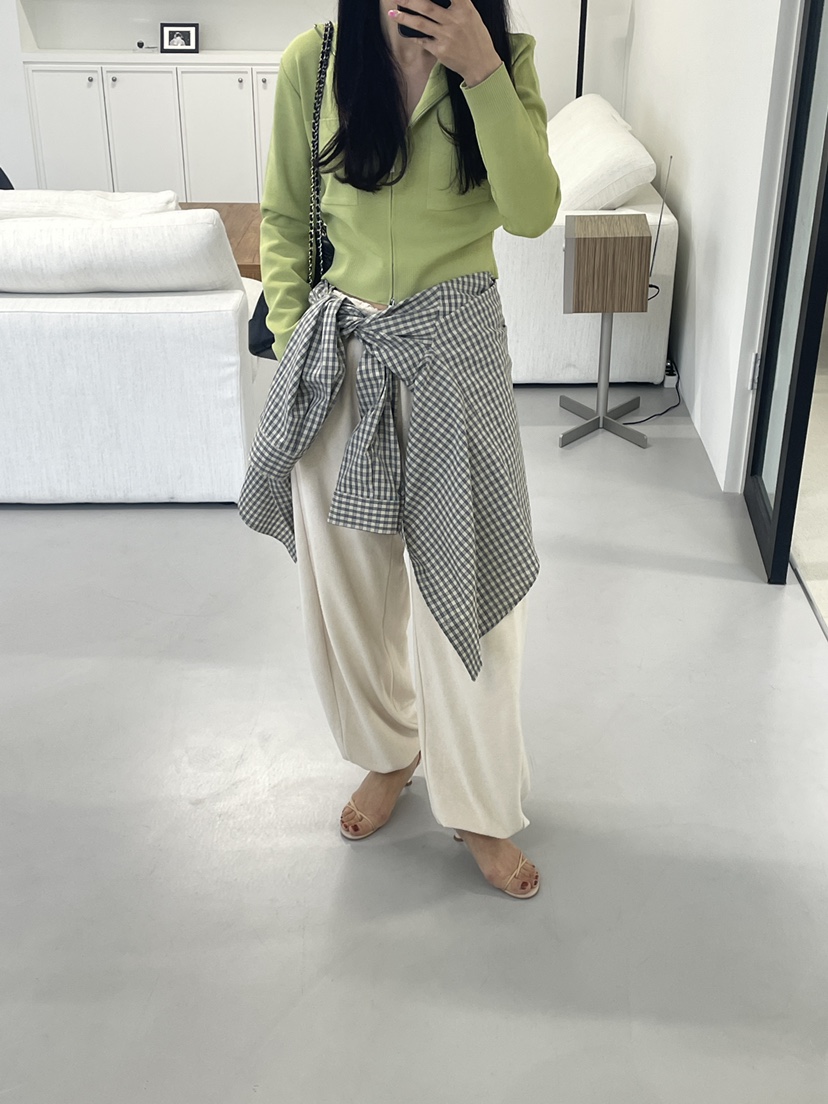 EDITION-P東大門直郵女士新款26春夏針織衫拉鏈短款開衫EDITION/CHAHEE針織衫