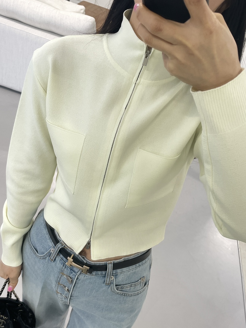 EDITION-P東大門直郵女士新款26春夏針織衫拉鏈短款開衫EDITION/CHAHEE針織衫