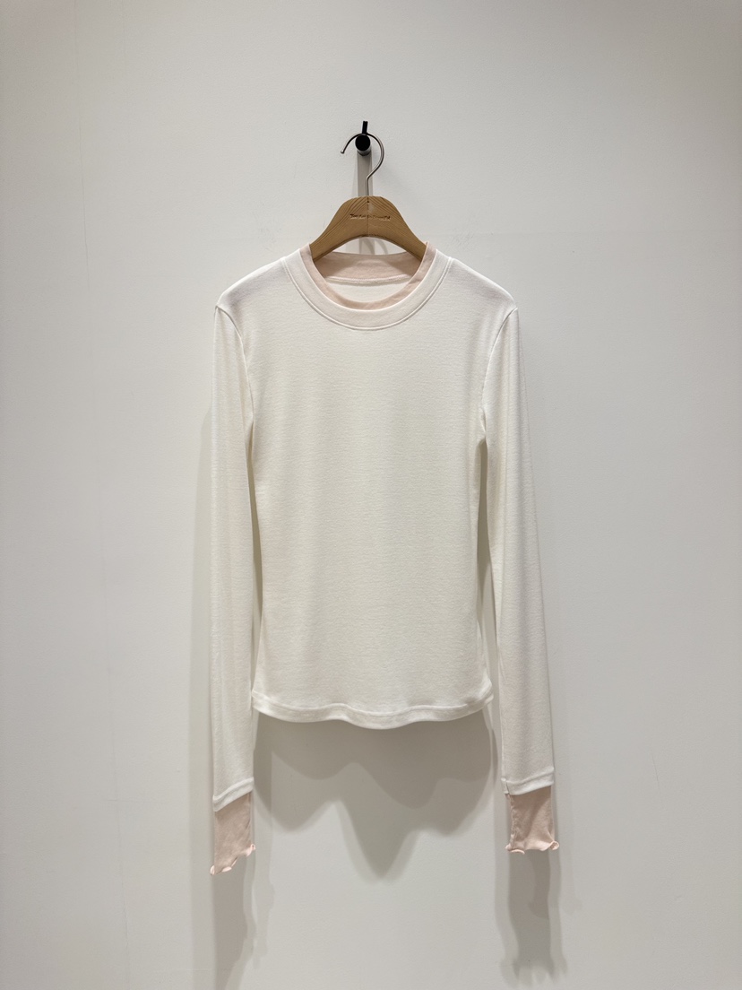 MELTED-P韓國代購女裝新款休閑職業時尚人氣26春夏長袖T恤MELTED-P長袖T恤圖色1