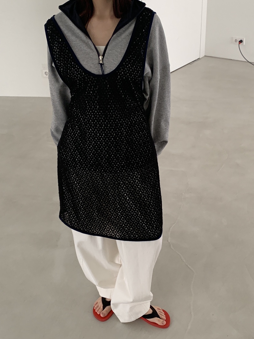 LOGARDEN東大門直郵女裝新款人氣連衣裙不含內搭鉤針編織LO GARDEN連衣裙