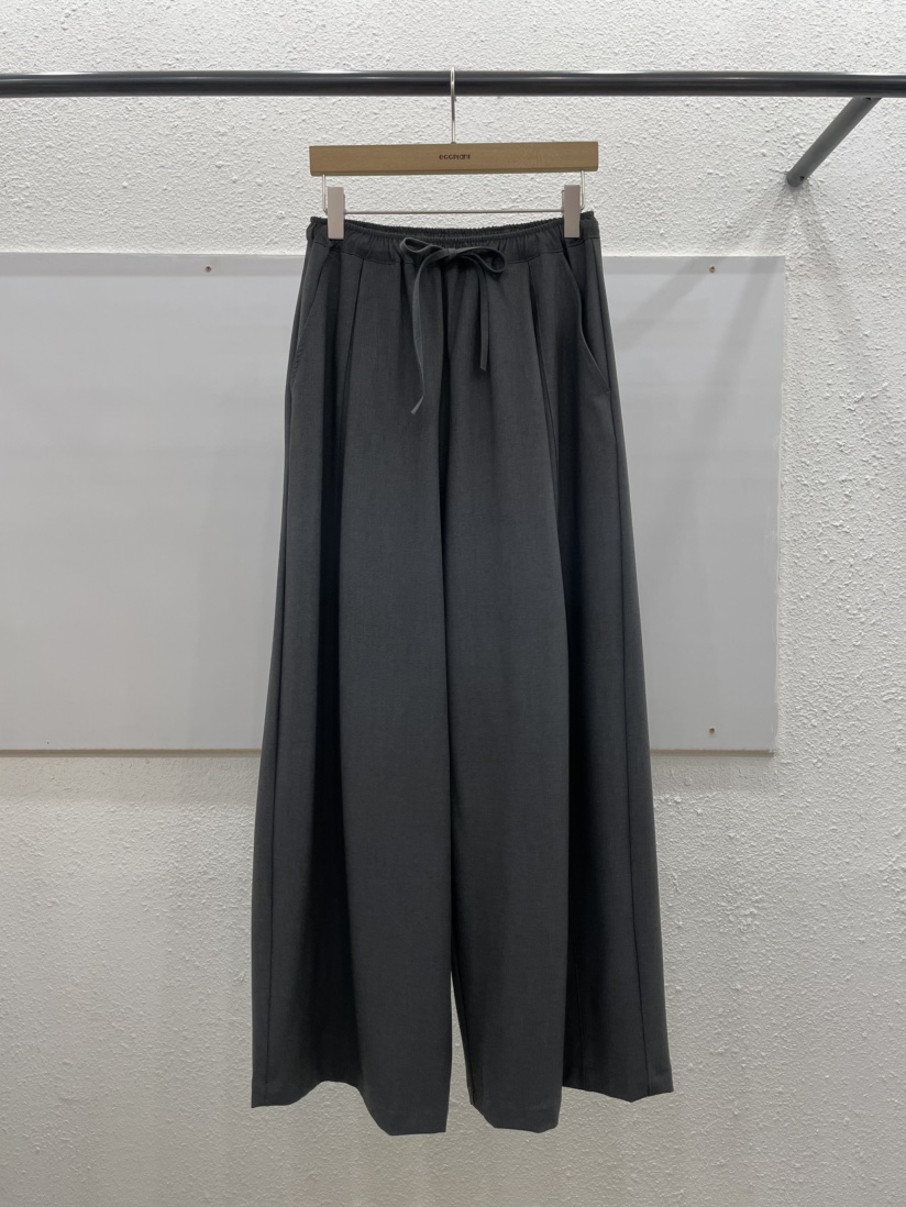 EGGPLANT韓國代購女士新品時尚職業熱賣26春夏真品休閑褲EGGPLANT休閑褲圖色1