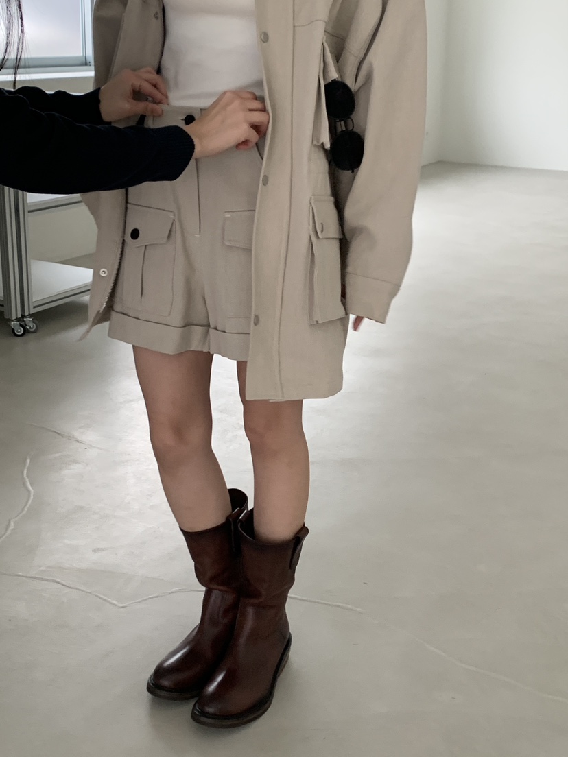 LOGARDEN東大門直郵女士新品26春夏職業推薦短褲不含腰帶LO GARDEN短褲