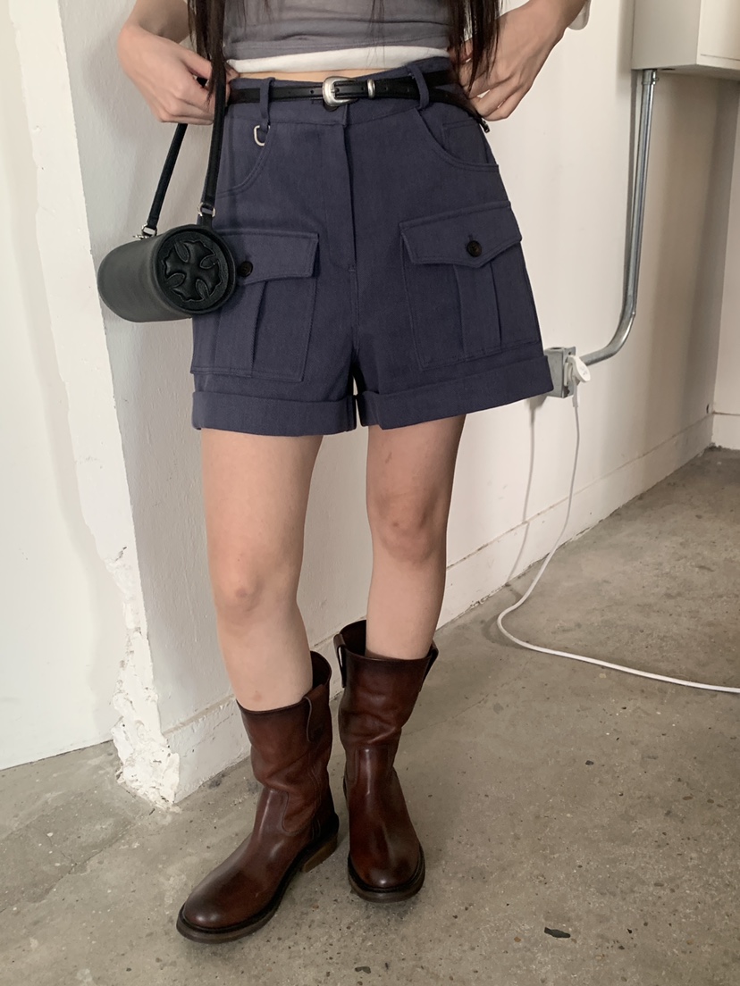 LOGARDEN東大門直郵女士新品26春夏職業推薦短褲不含腰帶LO GARDEN短褲