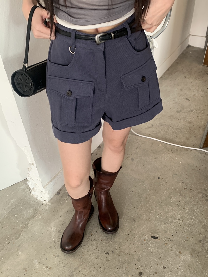 LOGARDEN東大門直郵女士新品26春夏職業推薦短褲不含腰帶LO GARDEN短褲