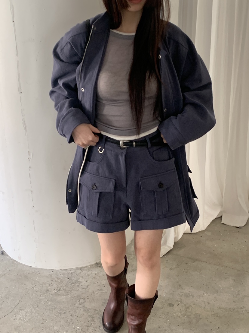 LOGARDEN東大門直郵女士新品26春夏職業推薦短褲不含腰帶LO GARDEN短褲