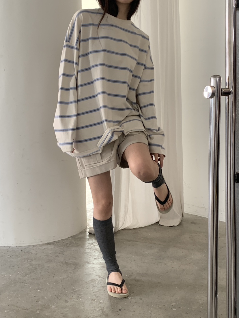 LOGARDEN東大門實拍女裝新款職業真品人氣推薦休閑長袖T恤LO GARDEN長袖T恤