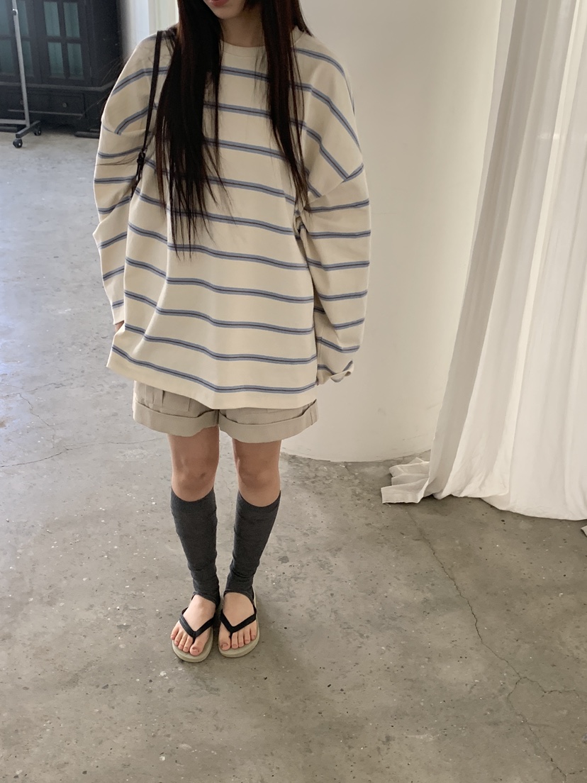 LOGARDEN東大門實拍女裝新款職業真品人氣推薦休閑長袖T恤LO GARDEN長袖T恤