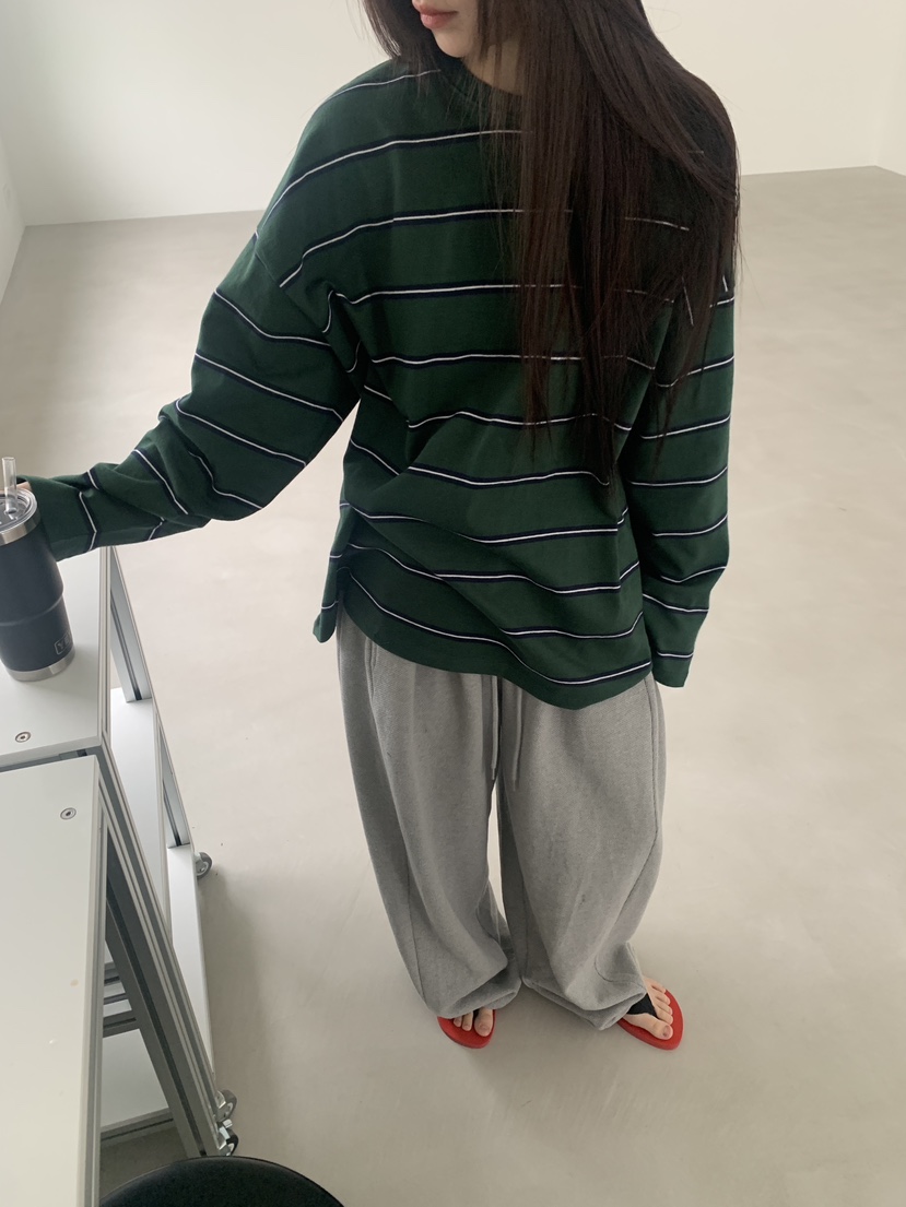 LOGARDEN東大門實拍女裝新款職業真品人氣推薦休閑長袖T恤LO GARDEN長袖T恤圖色3