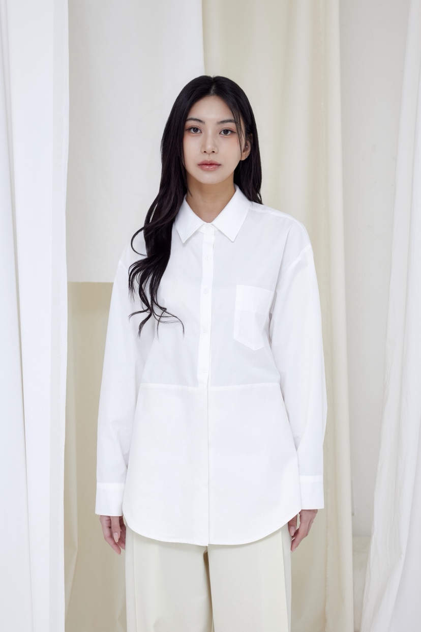 LE-PPL東大門實拍女裝新款時尚職業26春夏休閑襯衫蕾絲衫LE-PPL襯衫/蕾絲衫圖色1