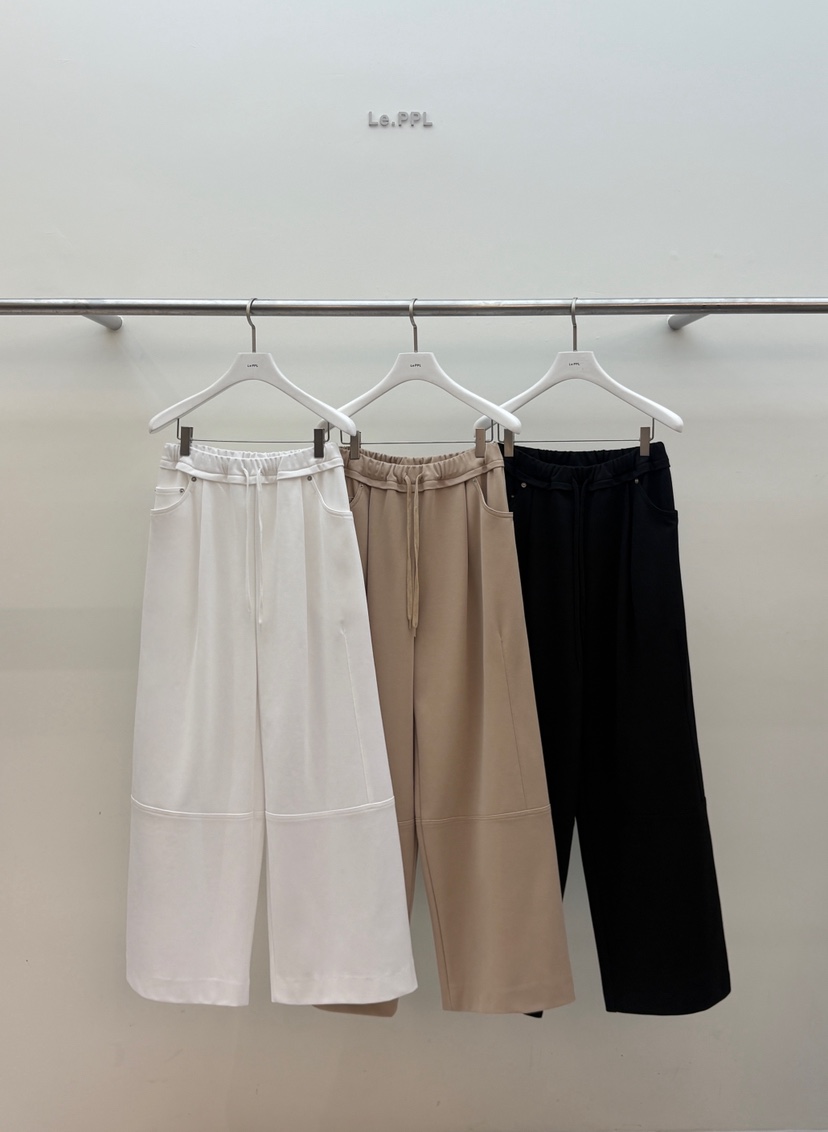 LE-PPL韓國直郵女裝新品職業時尚休閑推薦26春夏真品休閑褲LE-PPL休閑褲圖色2左二色