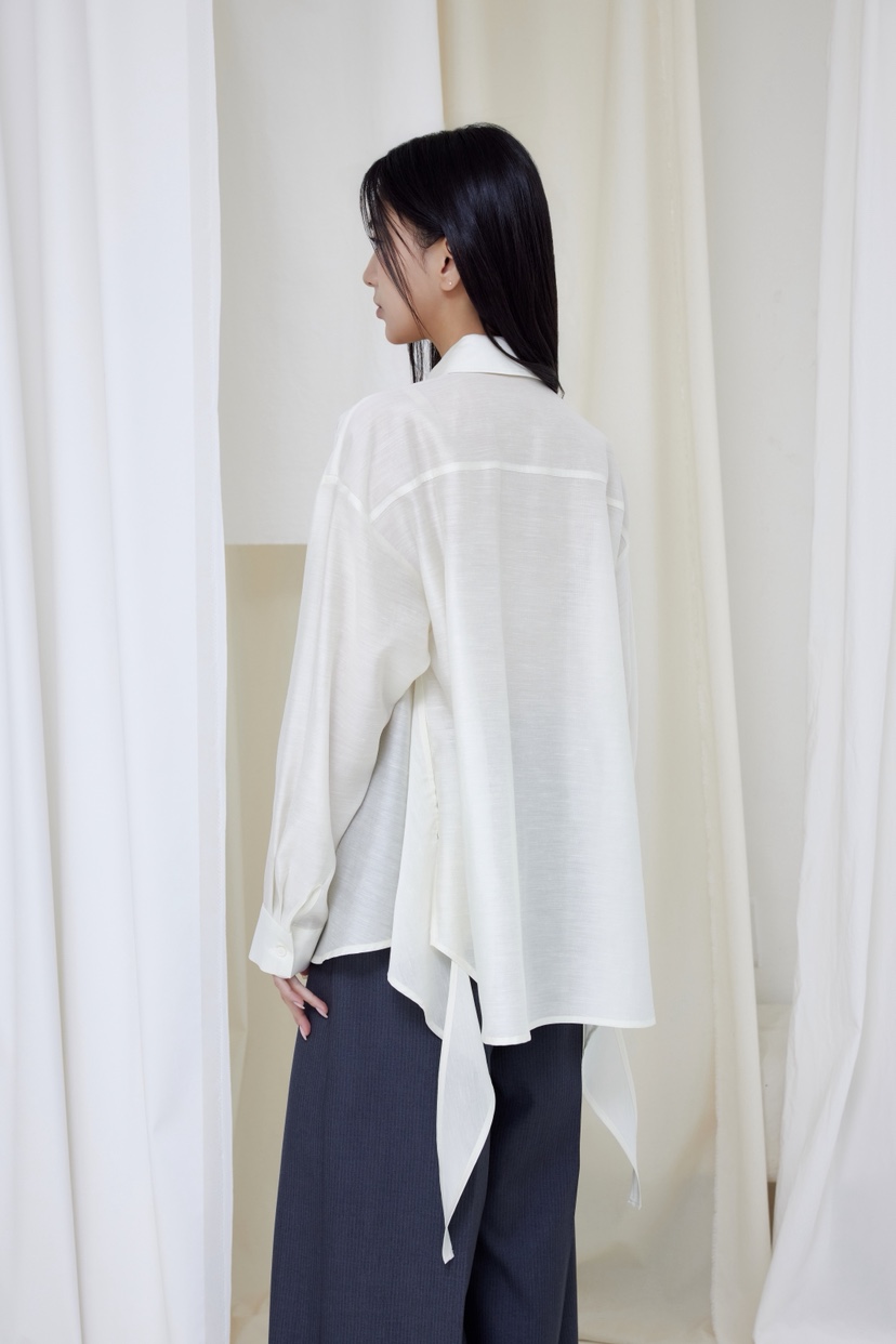 LE-PPL韓國直郵女士新品真品26春夏休閑時尚推薦襯衫蕾絲衫LE-PPL襯衫/蕾絲衫