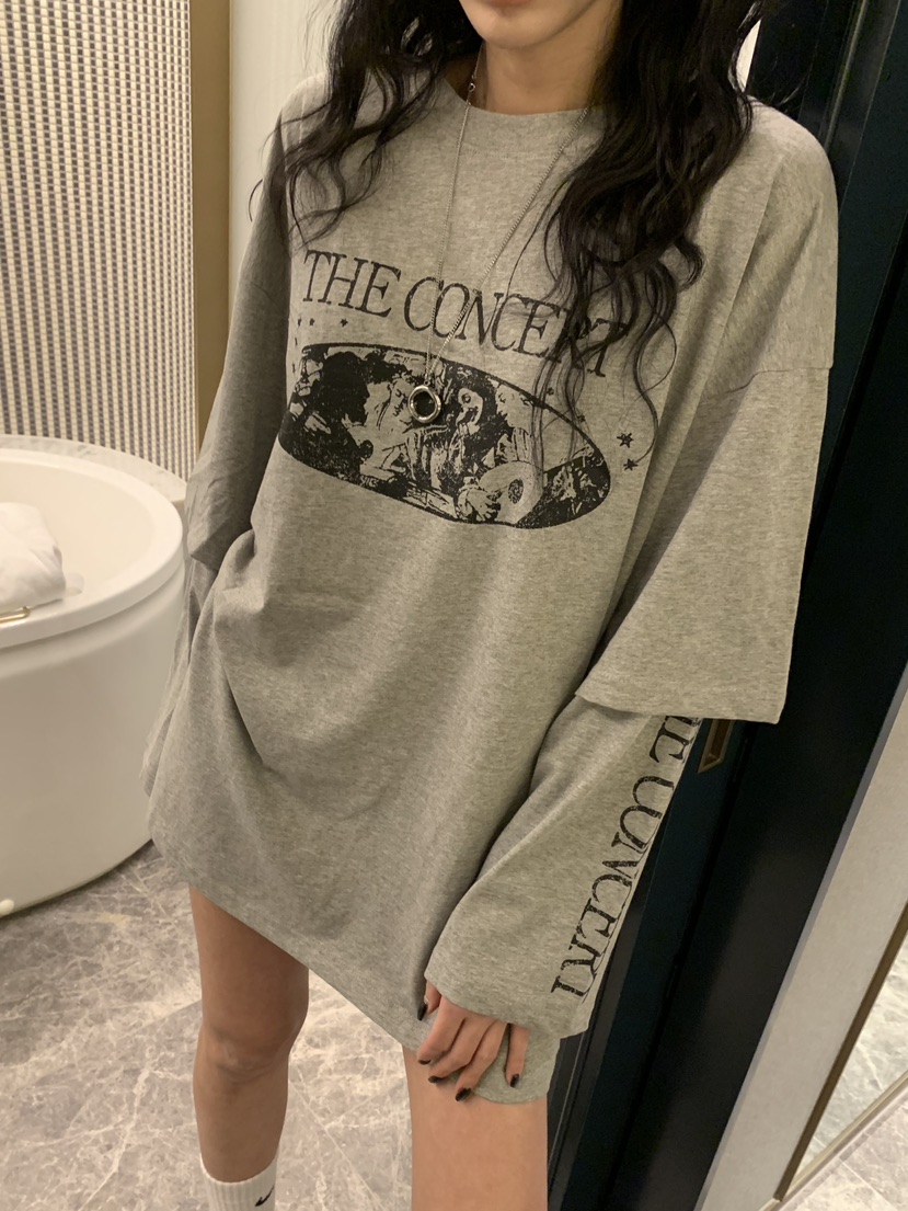 BADCALM東大門直郵女士新品真品時尚推薦人氣熱賣長袖T恤BADCALM長袖T恤