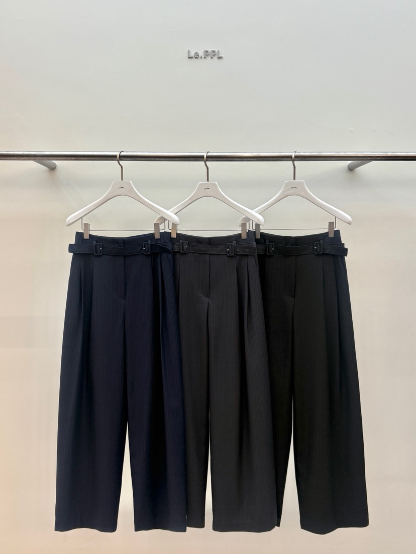 LE-PPL東大門實拍女士新款人氣休閑時尚真品熱賣26春夏休閑褲LE-PPL休閑褲圖色3左三色