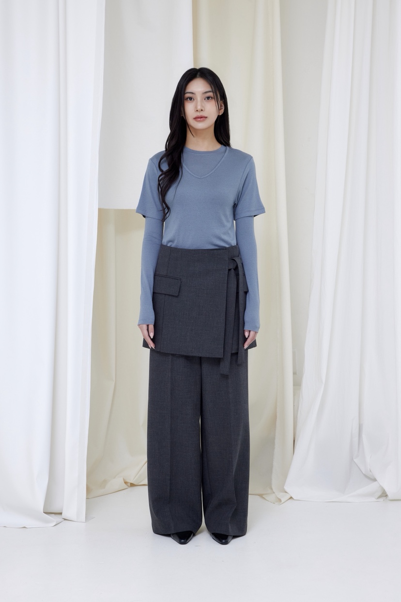 LE-PPL東大門實拍女士新品職業時尚熱賣26春夏人氣真品裙褲LE-PPL裙褲圖色2