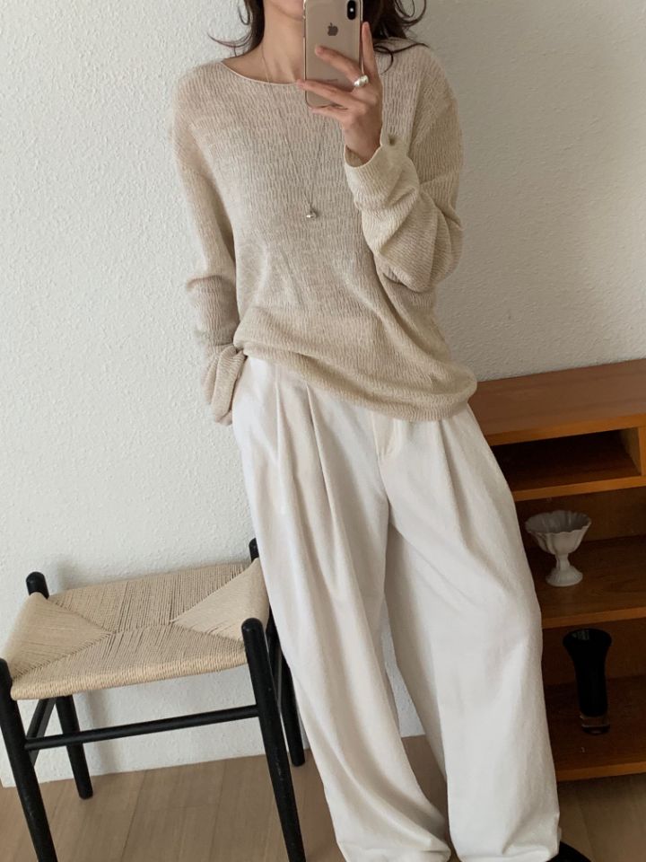 KOMOREBI韓國代購女士新款休閑職業熱賣推薦時尚真品針織衫KOMOREBI針織衫