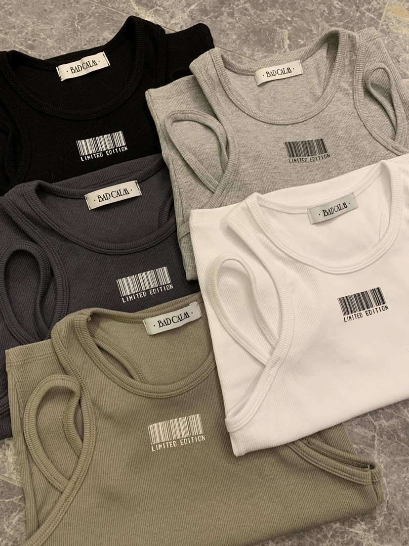 BADCALM韓國直郵女士新款人氣時尚職業推薦真品休閑吊帶背心BADCALM吊帶/背心