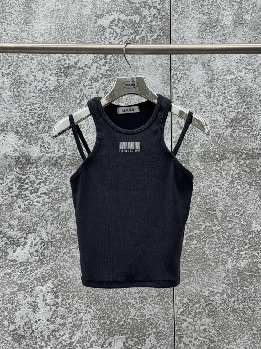 BADCALM韓國直郵女士新款人氣時尚職業推薦真品休閑吊帶背心BADCALM吊帶/背心圖色4