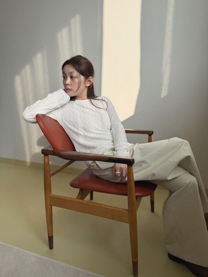 MARE東大門直郵女士新品26春夏人氣推薦真品休閑長袖T恤蕾絲MARE長袖T恤